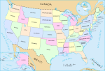 Photo: US map - states.ca (public domain)